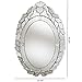 Baxton Studio Livia Classic and Traditional Silver Finished Venetian Style Accent Wall Mirror