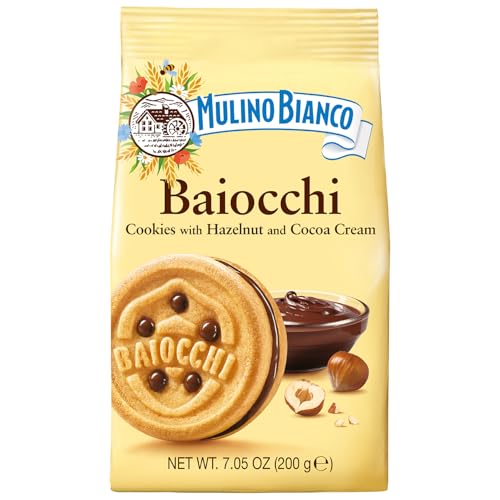 Mulino Bianco Baiocchi Sandwich Cookies, Choc Hazelnut, 70.5 oz