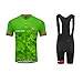 Produktbild UGLY FROG Herren Roman Muster Übereinstimmung MTB Fahrradbekleidung Satz Radtrikot + Radhose mit Sitzpolster Anzüge