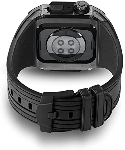 Kit modification titane Apple Watch 45mm, luxe carbone - 6