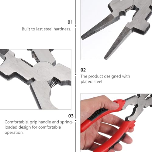 Alicates de soldadura Yardenfun de acero forjado resistente y duradero 5