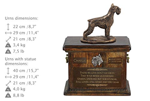 Urne Commémorative Chien Assis pour Décoration Intérieure Salon - 4