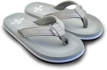 BRASILERAS Infradito Antiscivolo per Bambini e Bambine Scarpe comode da Spiaggia/Piscina/Urbano Nero 27/28 EU