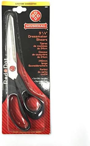 Mundial Red Dot 9-1/2" Dressmaker Shear Scissor 690