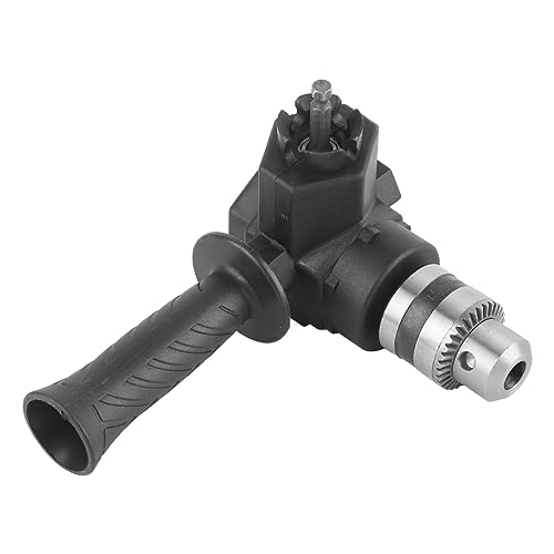 Electric Drill Corner Device, Strong Clamping Force Right Angle Drill Attachment Kit 90 Degree Turn High with Handle for Repair