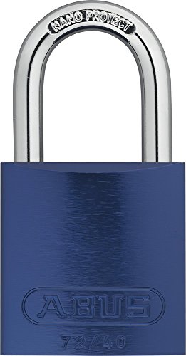ABUS Aluminium-Vorhangschloss 72/40, blau, 43599
