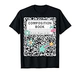 Composition Book Notebook Teachers Matching Group Halloween T-Shirt