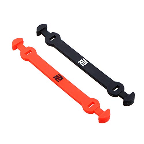 Amortecedor de tênis, Andoer Tiras de silicone com amortecedor de raquete de tênis elástico de 10 un