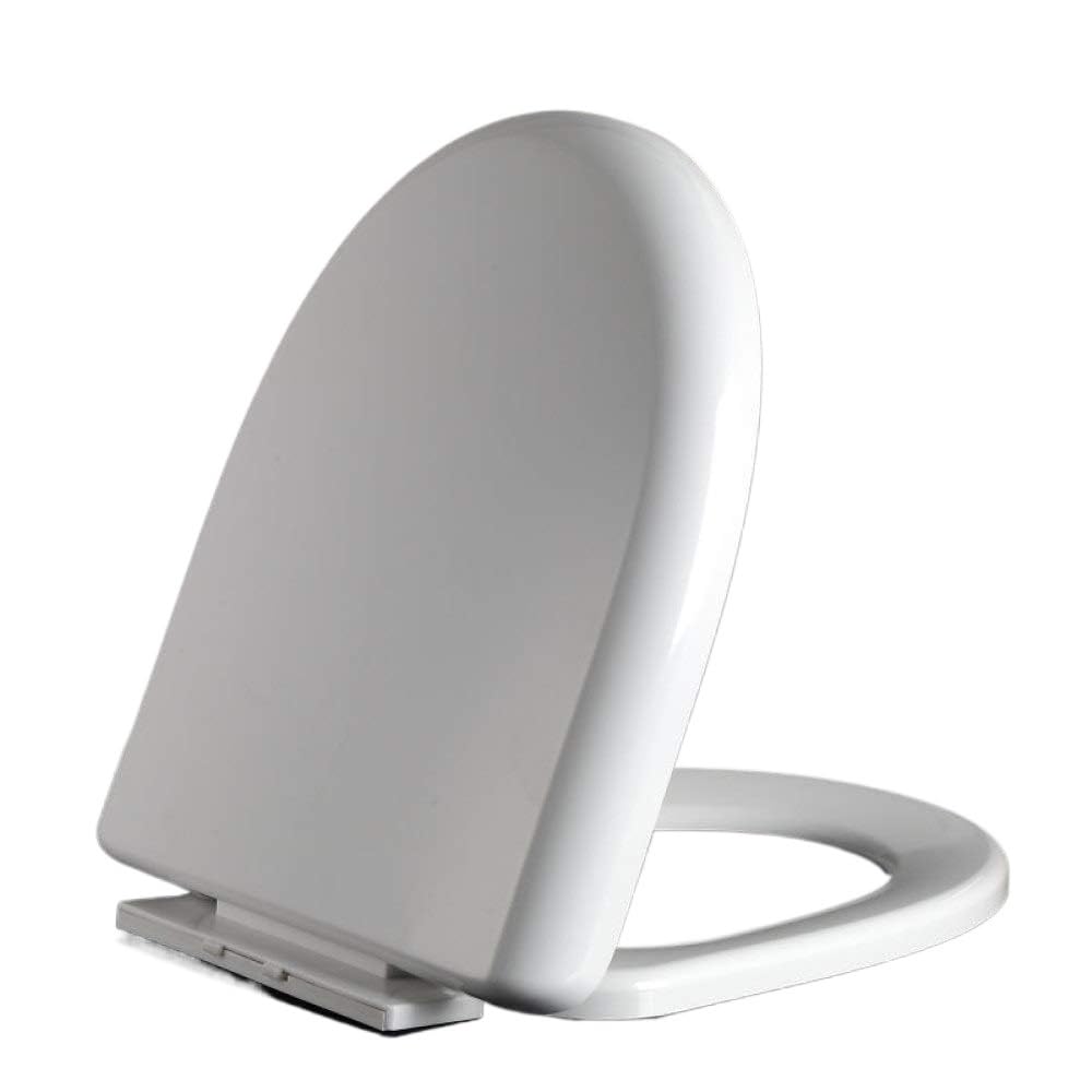 Toilet seat， U-Style Toilet Lid with Slow Down Mute Universal Easy to Install Seat Cover with