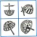 2Pcs Urine Strainers Stainless Steel Mushroom Shaped Strainer Drainage Cover Urinals for Men for Public Restrooms Restaurants Cafes Bars Schools