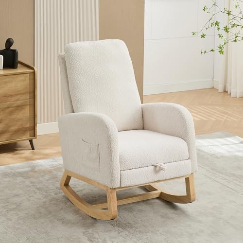 Dwoyfo Nursery Rocking Chair With Foot Rest thumb #5