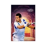GJHTQLP Novak Djokovic 1 Leinwand-Poster, Wandkunst, 