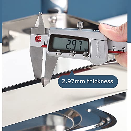 YQJY Chafing Dish Speisenwärmer Buffetwärmer Wärmebehälter 9l 220v 400w Edelstahl Wärmebehälter Speisenwärmer… – Bild 5