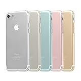 iPhone 7/8 Case,AMBM Wholesale 5pcs/Lots 5 Colors Premium Clear TPU Cover Case Soft Trim Prefect fit Work with iPhone 7/8 4.7' 4.7 INCH - Black White Pink Blue Clear