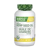 Benemax Hemp Seed Oil 100% Plant Based & 100% Vegan including a Plant Based Outer Softgel. High Absorption. 1000mg 90 count