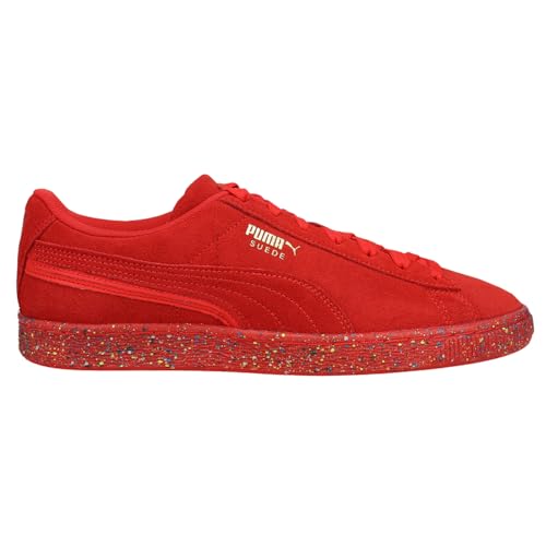 PUMA Mens Suede Mono Triplex Lace Up Sneakers Shoes Casual - Red - Size 11.5 M
