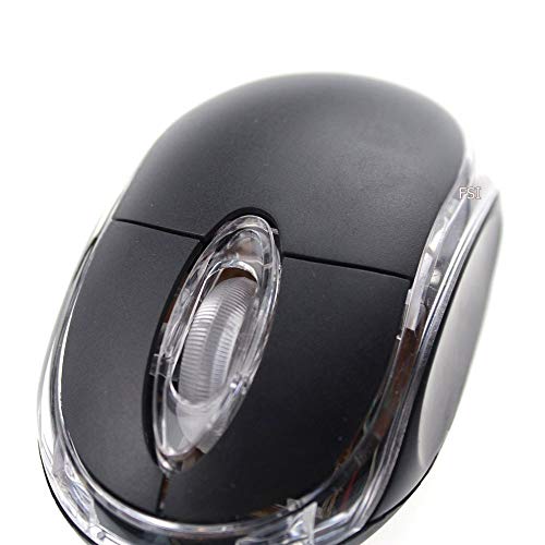 Image of Wired Computer Mouse with RGB | USB Optical Mouse for Laptop, Chromebook & More | 2000 DPI (Black)