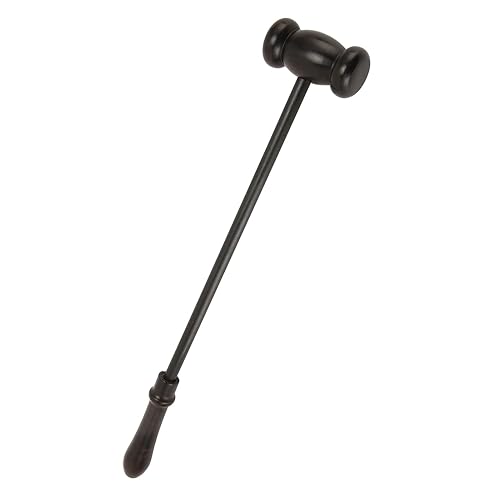 zjchao Masajeadores de espalda, martillo de masaje de madera, con forma de mancuerna, agarre cómodo, masajeador de mano, mejora la función corporal