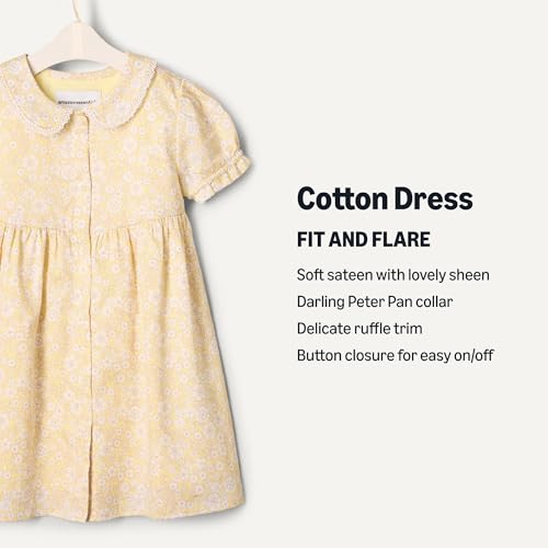 Amazon Essentials Baby-Girls Cotton Sateen Dress with Collar - Image 5