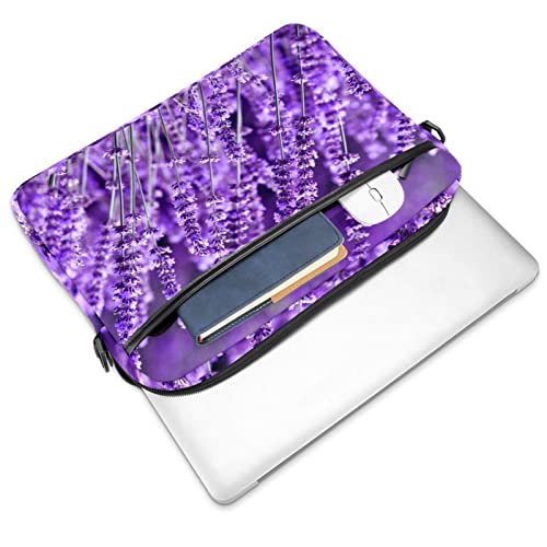 Sacoche bandoulière pour ordinateur portable fine mauve de luxe - 2