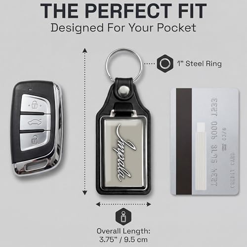 Image of Brotherhood Car Key Chain for Impala - Classic Models Keychain for Men and Women Gift Key Ring