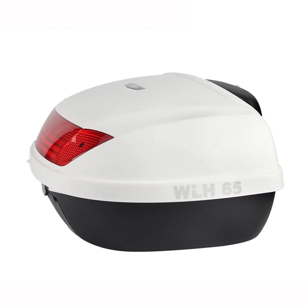 Coffre de moto universel pour scooter avec platine de fixation arrière