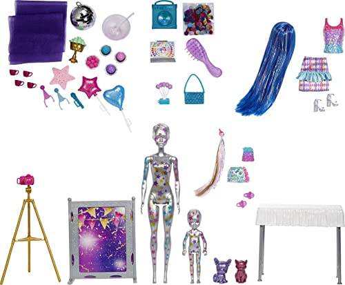 Barbie Color Reveal Surprise Party! Set con 50+ sorpresas miniatura 5