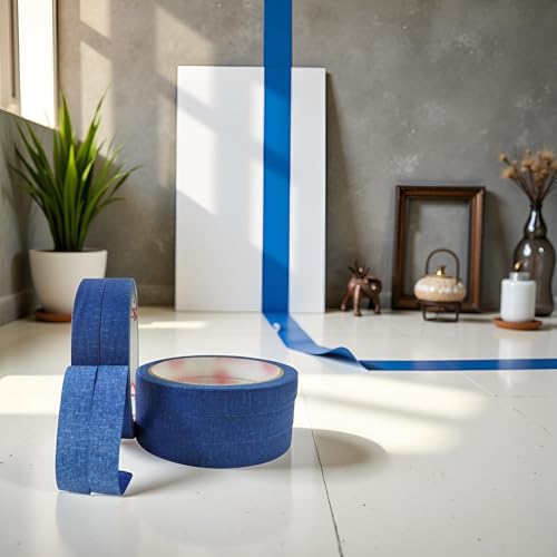 Image of Blue 50M Painters Clean Peel Masking Tape Car Sticker Decor Sticker Adhesive DIY Painting Paper Hardware Accessories Home Appliance Practical and Deft Hardware