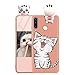 ZhuoFan Coque Huawei P20 Pro, Etui en Liquide Silicone 3D avec Motif Poupée de Fun Filles Gamins Antichoc Souple TPU Housse de Protection pour Téléphone P20Pro, Chat Orange 2