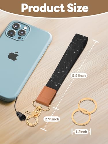 Image of Wristlet Keychain for Women and Men, Key Chain Holder, Wrist Lanyard for Keys
