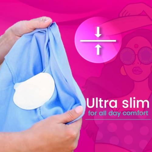 PINQ POLKA Sweat Pads For Underarms For Women & Men | Armpit pads| Prevents Stains |Absorbs Sweat & Unpleasant Odour | Breathable - 56 Pcs - Image 4