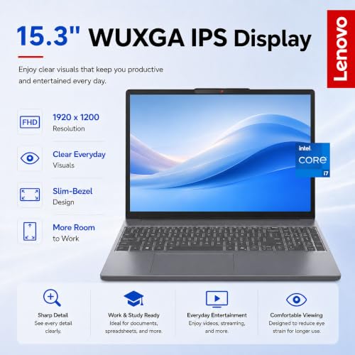Image of Lenovo IdeaPad Slim 3 15.3 inch Laptop, i7-13620H 40GB DDR5 2TB SSD, Win 11