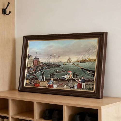 Impression sur toile WCYB Dockside Martha Cahoon pour décorer un petit mur