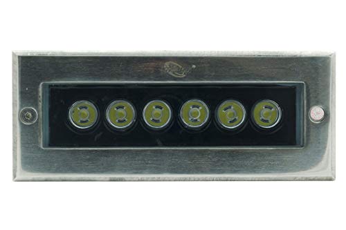 Faro faretto da incasso a 6 led per esterno