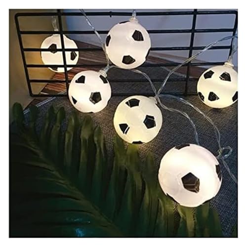 Luces de hadas fútbol con colores cambiantes y 50 LED para decoración alegre