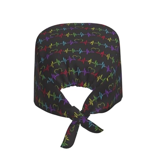 Image of Unisex Adjustable Surgical Sweatband - Elastic Bandage Cap - Scrub Caps for Nurse Working Cap
