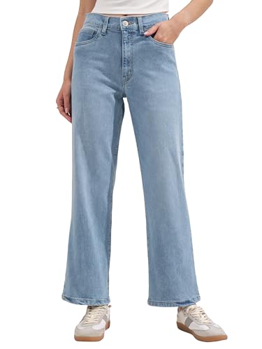 Image of Tokyo Talkies Pure Cotton Straight Wide Leg Cargo Pants |Relaxed Fit Utility Trousers