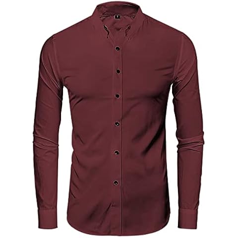 Chemise Misfuso Homme Vin Rouge Cover