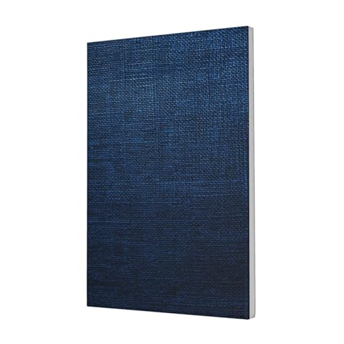 Lienzo de tela azul profundo para salón, cuadro estético enmarcado de 30x45 cm