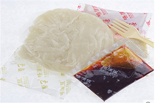 Helen Ou@ Shanxi Specialty: Qinsheng Cold Noodles Ganmianpi Liangpi 560g/19.7oz/1.23lb (Pack of 2)