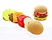GIFTEXPRESS® Hamburger and Hot Dog Play Set, Pizza Food Cooking Toy, with Toy Hamburger, Fries, Hot Dog, Pizza, Coke, Ketchup, and Tray
