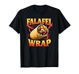 Falafel Wrap Comida Favorita Divertido Extraño 90s Falafel Camiseta