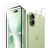 【4枚入り】For iPhone 17 ガラスフィルム （2枚）+カメラフィルム（2枚）指紋防止 iPhone 17 フィルム salywin 9H硬度 衝撃保護 透明感良し 撥水撥油 気泡ゼロ 飛散防止 アイフォン 17 用 画面保護フィルム + レンズ保護フィルム
