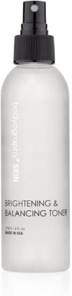BodyographySkin Brightening and Balancing Toner - Fight Signs Of Aging, Removes Blackheads and Dull Skin | Vegan, No Gluten, No Paraben, No Cruelty and No Alcohol, 6 Fl. Oz