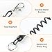 kclkda 2 Pack Anti-Lost Elastic Tether Wrist Strap with Patch, Phone Lanyard Theftproof, 2 Coiled Cords 4 Patches 1 climbing buckle Universal for Most Smartphones for Outdoor Hiking Climbing