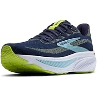 BROOKS Ghost 17, Sneaker Hombre, Peacoat/Lime/Blue, 42.5 EU