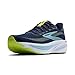 Produktbild Brooks Herren Ghost 17 Sneaker, Peacoat/Lime/Blue, 46 EU