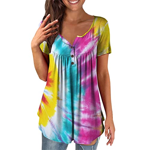 Generic Damen Tshirt Mit V-Ausschnitt Sommerkleid Große Größen Fitness...