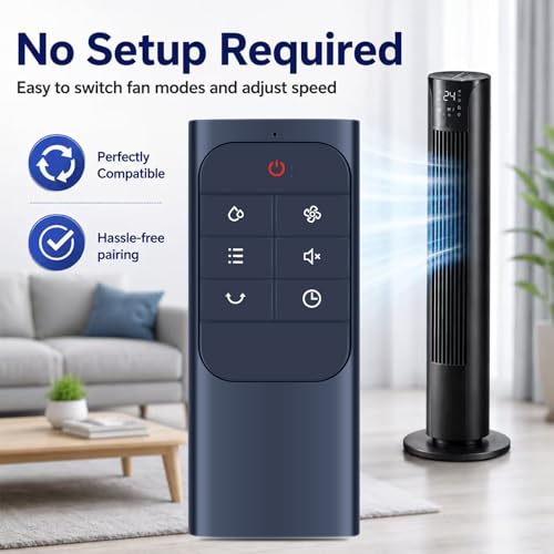 Télécommande de rechange pour Dreo DR-HEC001 ventilateur tour