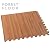 FOREST FLOOR 3/8 Inch Thick Printed Foam Tiles, Premium Wood Grain Interlocking Foam Floor Mats, Anti-Fatigue Flooring, 24 in x 24 in, 24 Square Feet (6 Tiles) (FF24-10M)